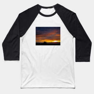 Sunset landscape photography, cloudy sky colors Baseball T-Shirt